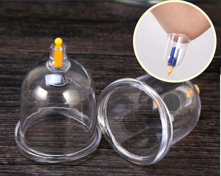 Профессиональный антицеллюлитный массажер для тела с присоской 24 чашки