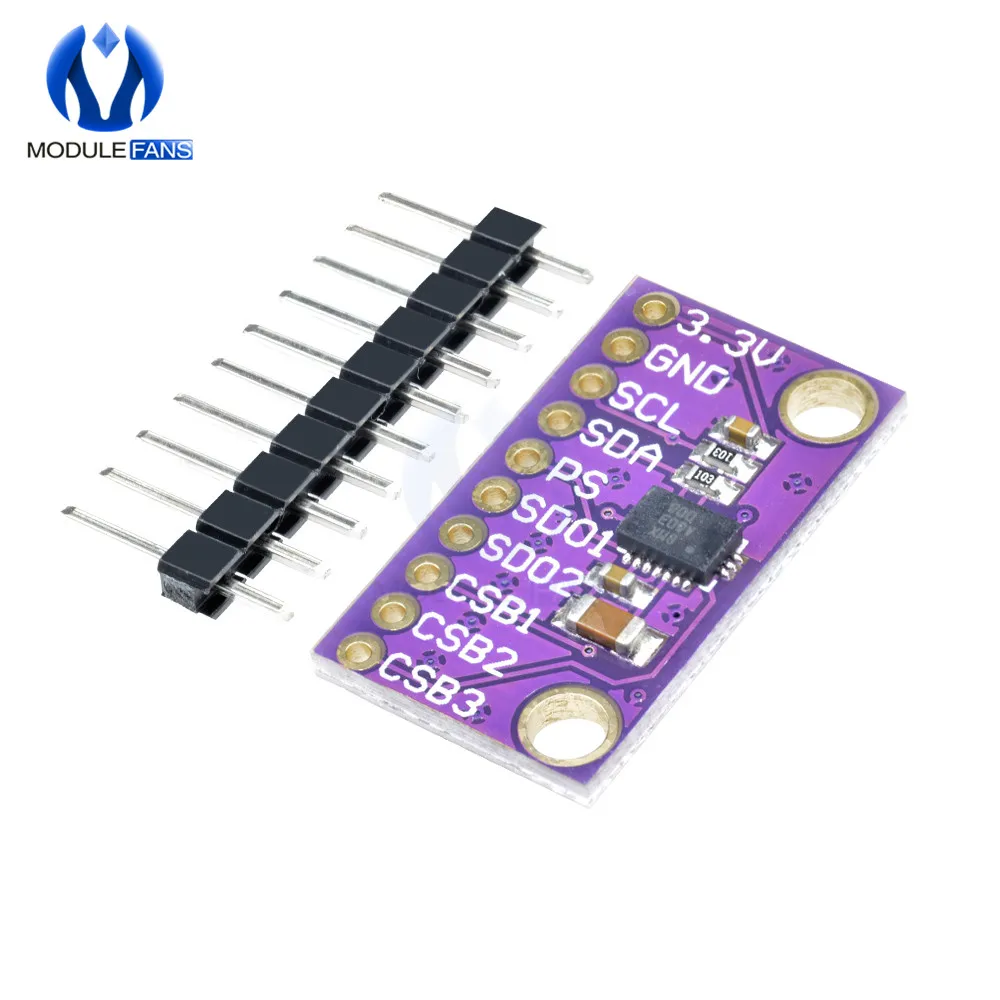 9DOF BMX055 IMU точность интегрированный 9 ось Отношение Сенсор борту модуль для Arduino