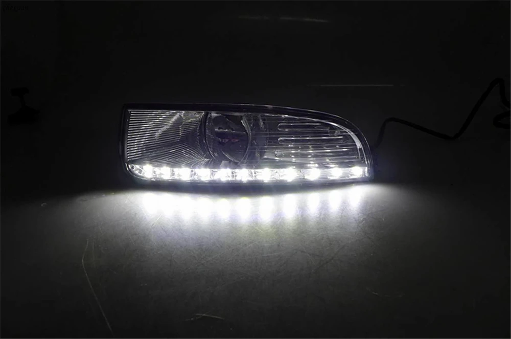 CSCSNL 1 комплект 12 В ABS светодиодный DRL дневные ходовые огни противотуманные фары покрытие автомобиля-Стайлинг для SKODA SUPERB 2010 2011 2012 2013