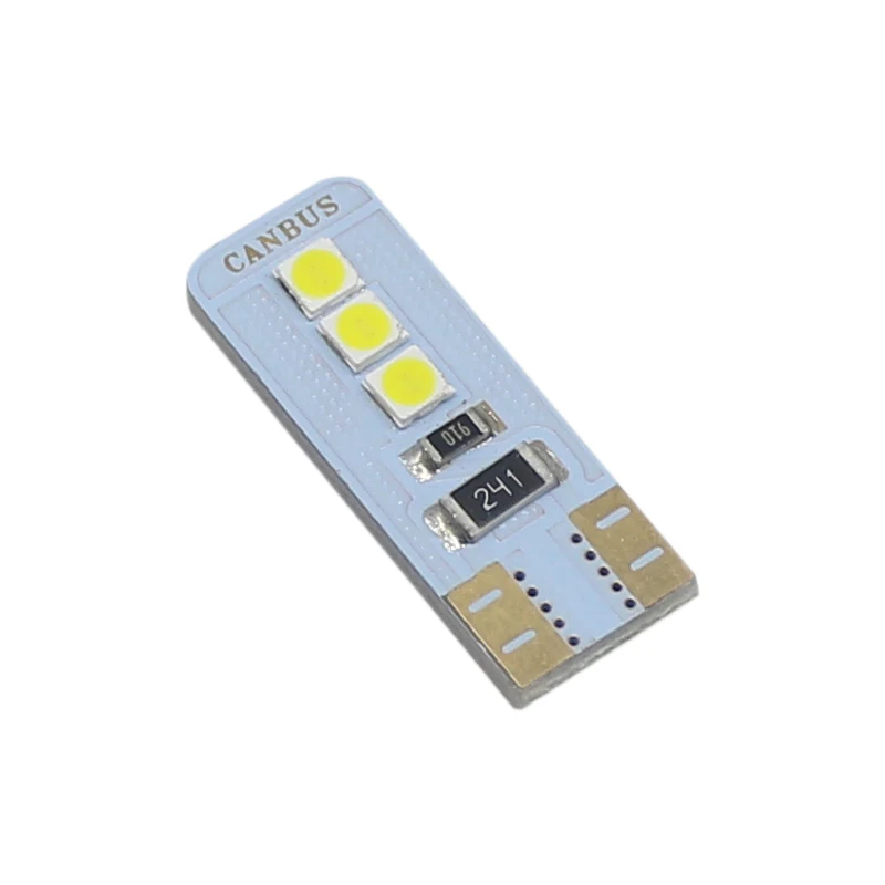 2X T10 W5W светодиод Шина CAN свет 9SMD 3030 светодиодные лампы для номерного знака