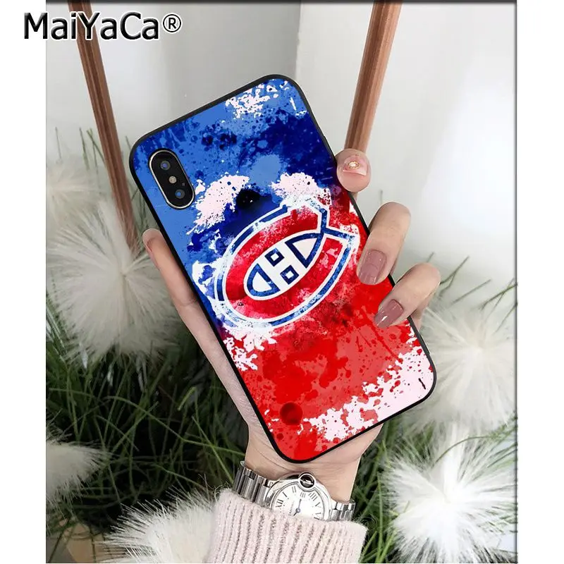 MaiYaCa Montreal Canadiens TPU Мягкий силиконовый чехол для телефона для Apple iPhone 8 7 6 6S Plus X XS MAX 5 5S SE XR мобильных телефонов