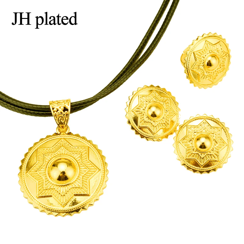 JHplated женские модные Ювелирные наборы с черной веревкой и цепочкой ювелирные
