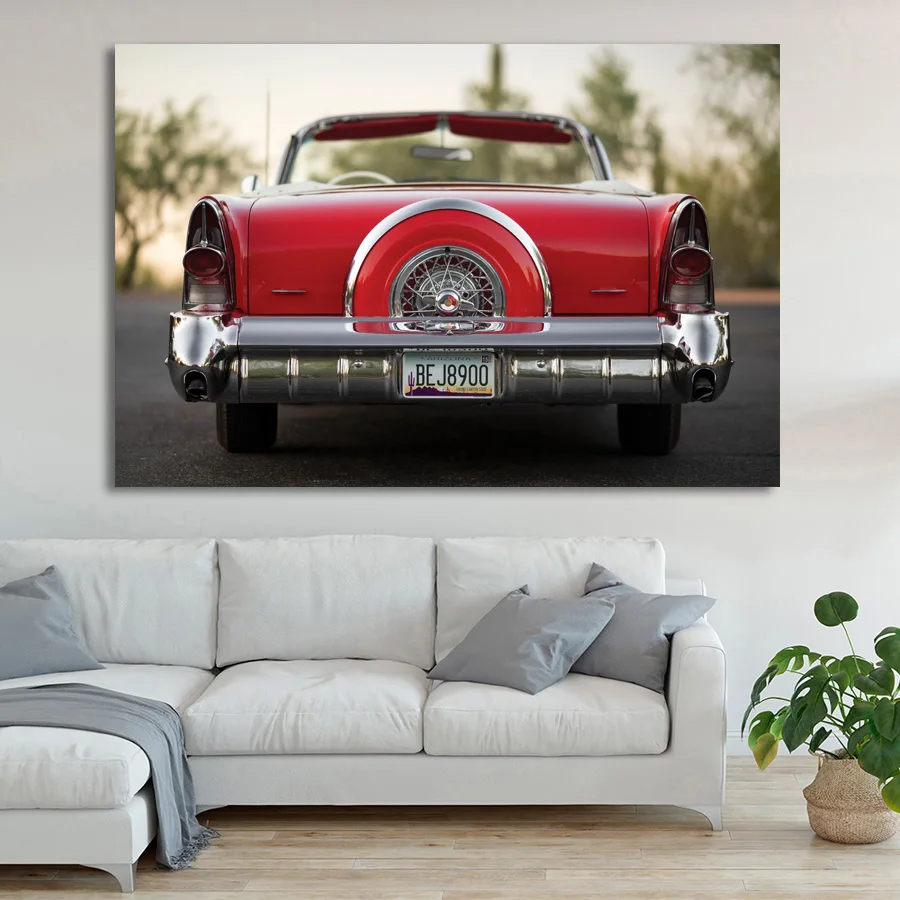 Wall Art Плакаты бьюиках супер автомобиля с откидным верхом Роскошный чехол