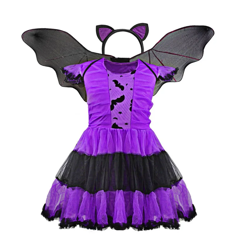 Детский костюм летней мыши с крыльями и головным убором для девочек | Детская