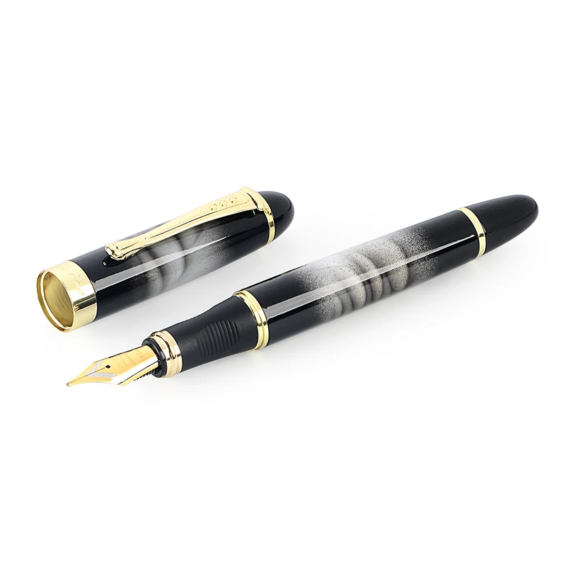Ручка перьевая Jinhao высококачественная Мраморная серая Iraurita роскошная 450