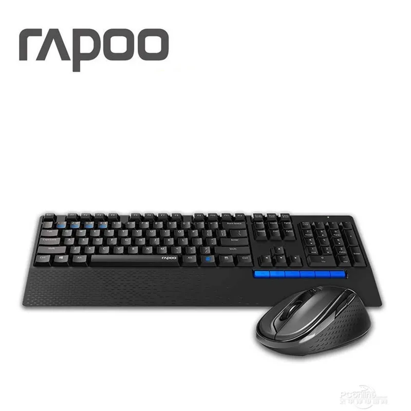 Новинка Rapoo 8300T многорежимная Бесшумная Беспроводная клавиатура мышь Combos Bluetooth 3