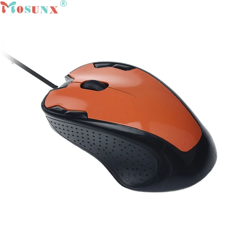 Mosunx Роскошные 1800 DPI USB Проводная оптическая игровая мышь для ПК ноутбука 0106|mouse for