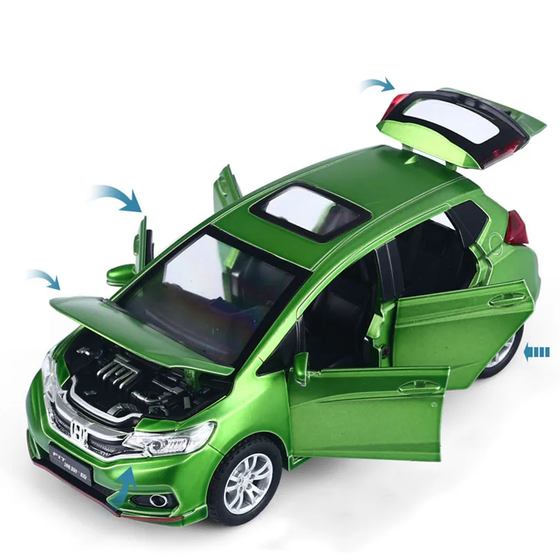 Модель автомобиля модель 1/28 года шесть открытых строительных автомобилей
