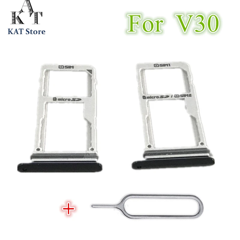 

New Original Sim tray SIM reader socket module For LG V30 H930 H933 H931 H932 VS996 Micro SIM Holder Slot Replacement Adapter