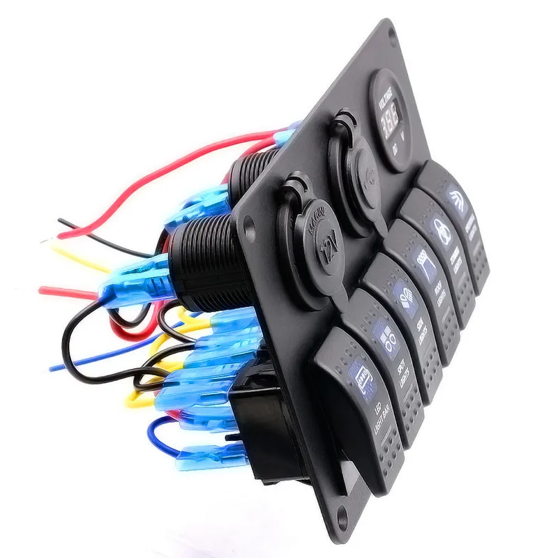 Горячая продажа 6 банд водонепроницаемый авто лодка морской светодиодный