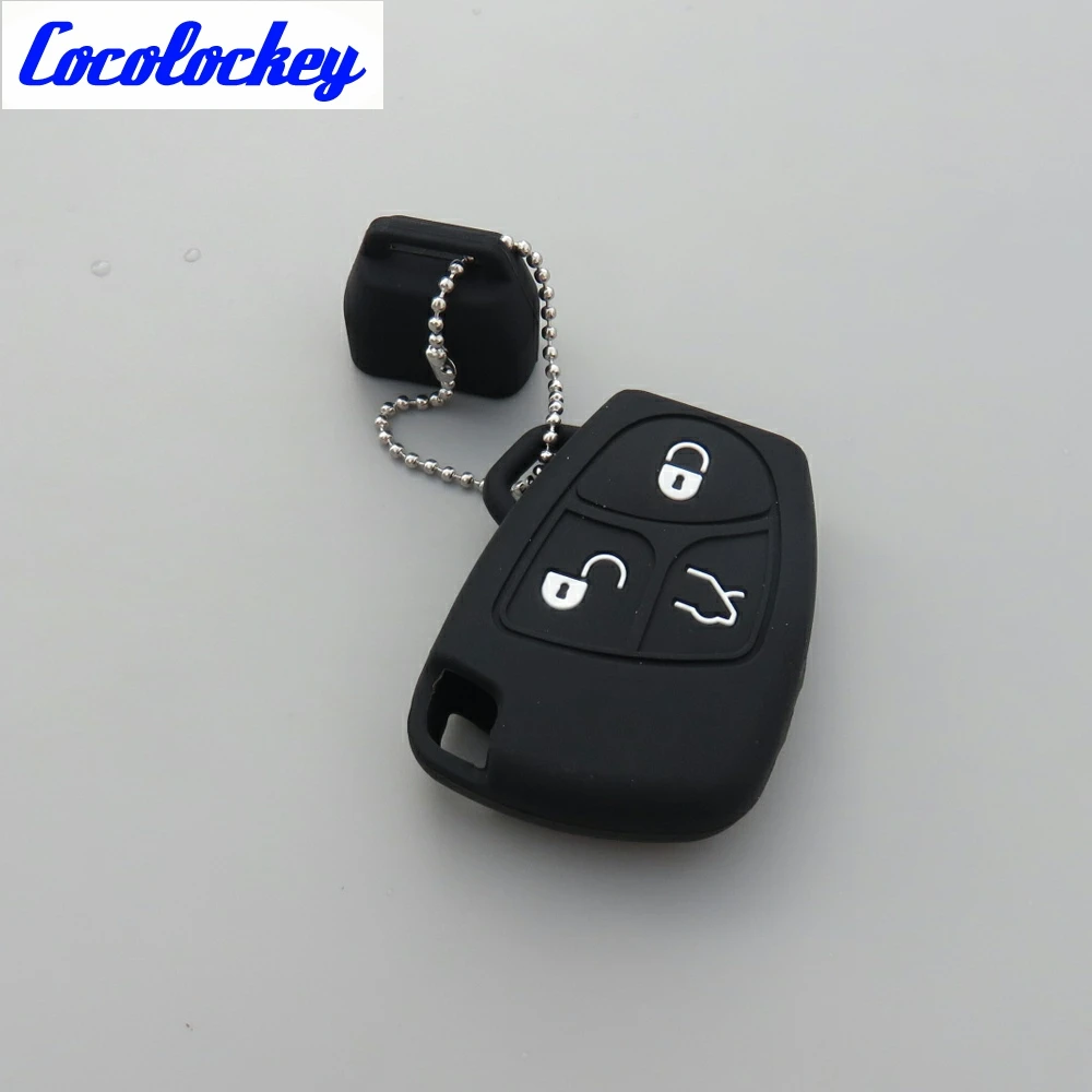 Cocolockey силиконовый чехол для автомобильного ключа резиновый брелок MB A CLASS W169 B C E S R