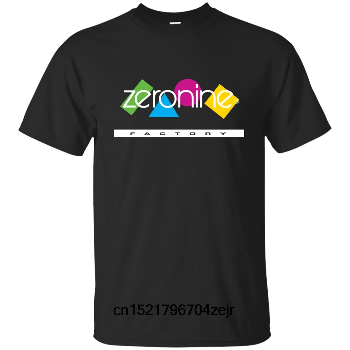 Мужская футболка Zeronine хлопковая Повседневная с круглым вырезом Футболка для