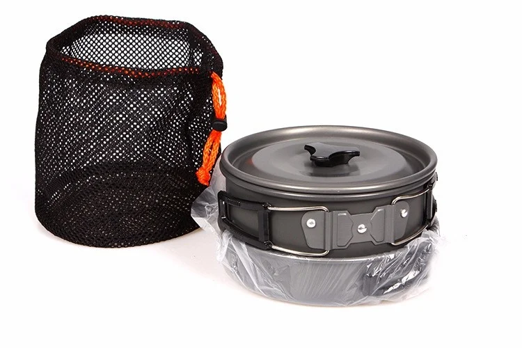 Твердая алюминиевая посуда для пикника чаша туризма кемпинга горшок | Спорт и