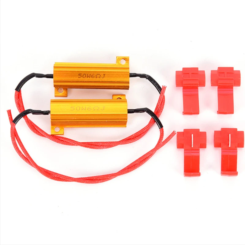 4 шт. быстрая гипер вспышка поворотник мигание 50 Вт 6 Ом R24 нагрузочный резистор