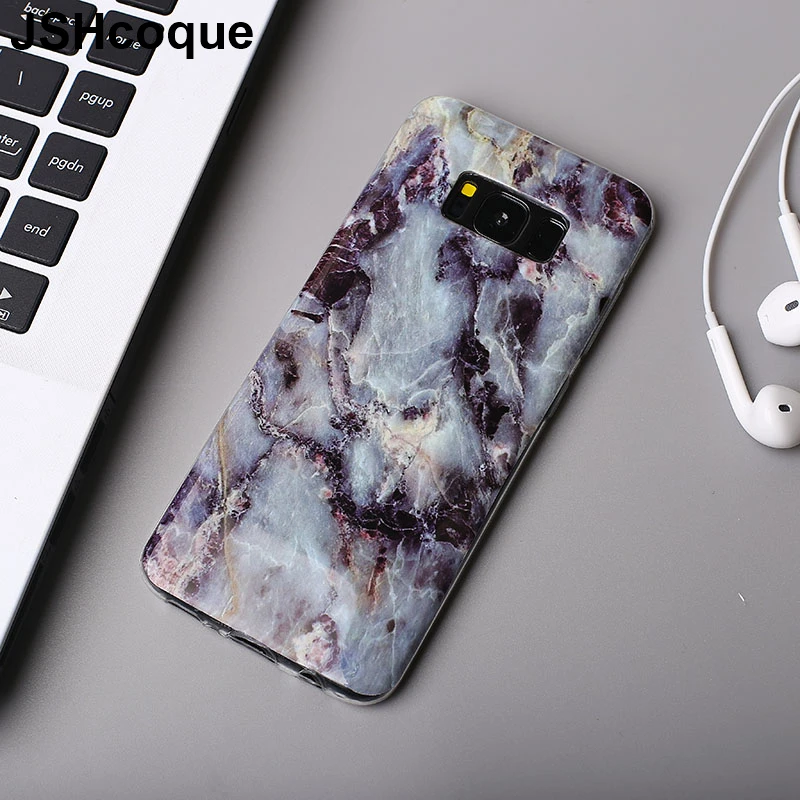 G Чехол для samsung S10 Plus, TPU, черный, белый, мраморный, чехол для телефона, для samsung S10, Coque, глянцевая задняя панель, Funda, для samsung S8, S9, S7, S6, Note 9 - Цвет: G
