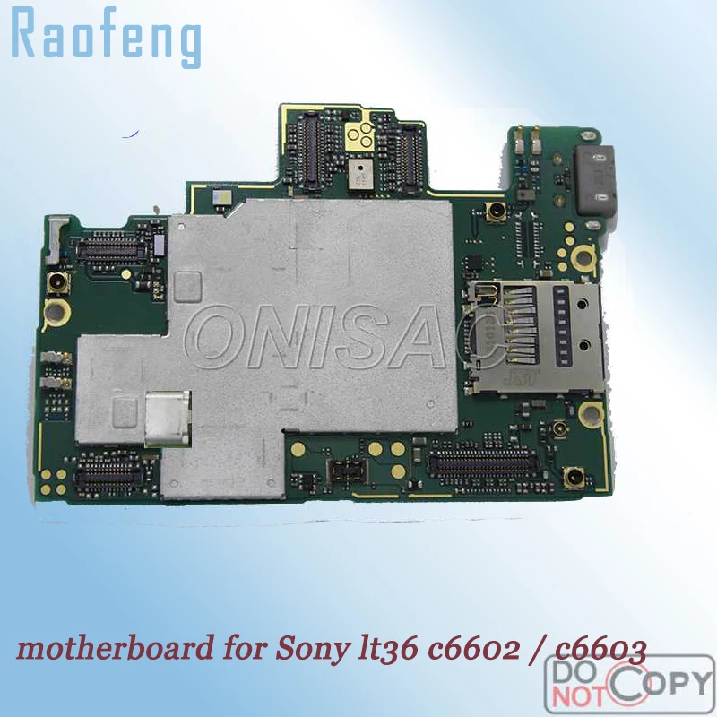 Высококачественная материнская плата Raofeng для Sony xperia l36h / c6602/ c6603