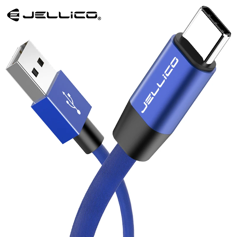 Jellico USB C кабель Type для Samsung Galaxy S9 S8 Note 8 зарядный Xiaomi Mi5 Mi6 мобильный телефон C|Кабели