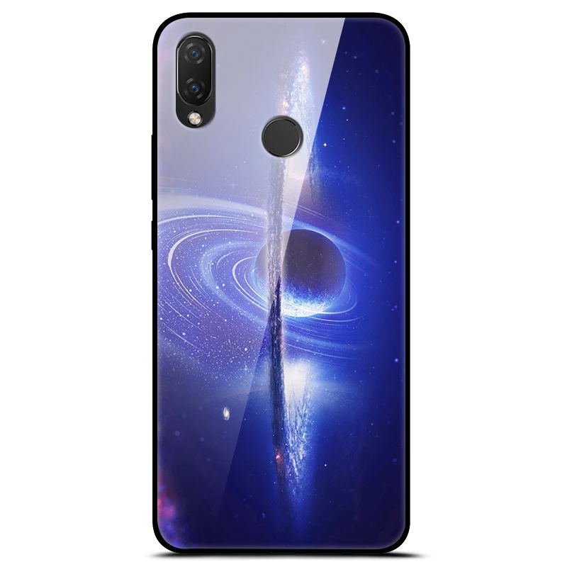 Чехол для Huawei Nova 3 3i 6 дюйма закаленное стекло роскошная жесткая задняя крышка Honor
