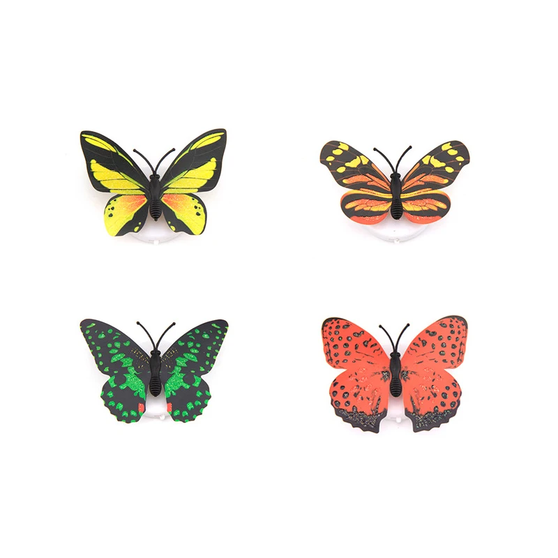 Креативное моделирование красочные светодиодные бабочки ночник паста вспышка