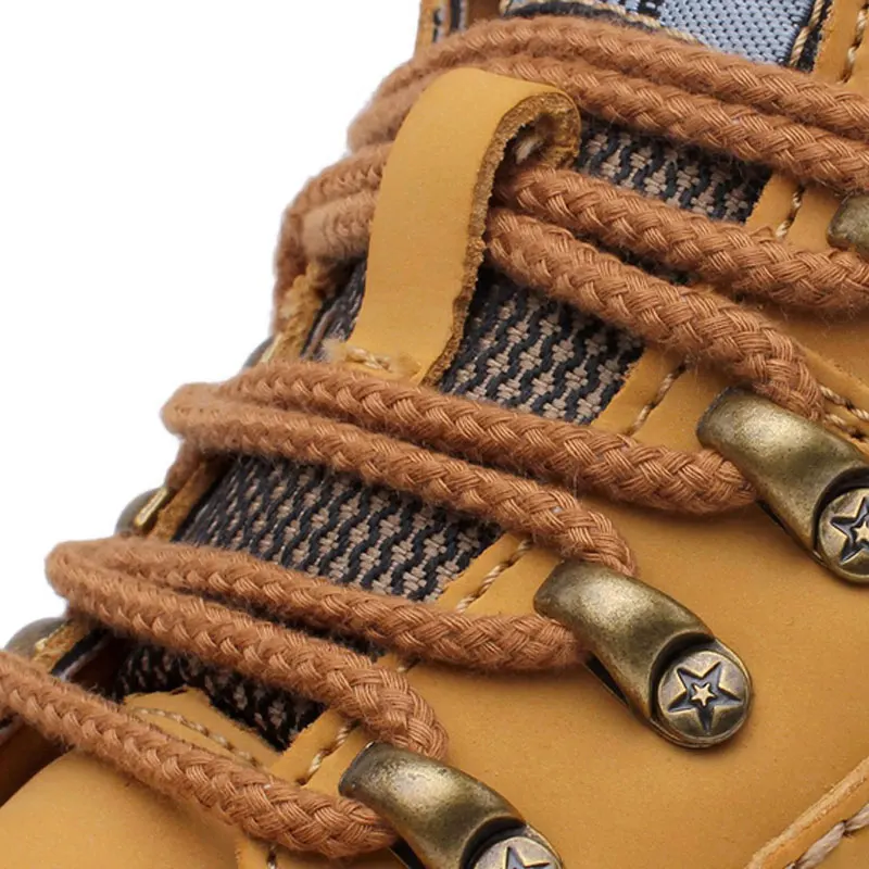 Tangnest/мужские зимние ботильоны Повседневная Безопасная рабочая обувь на шнуровке