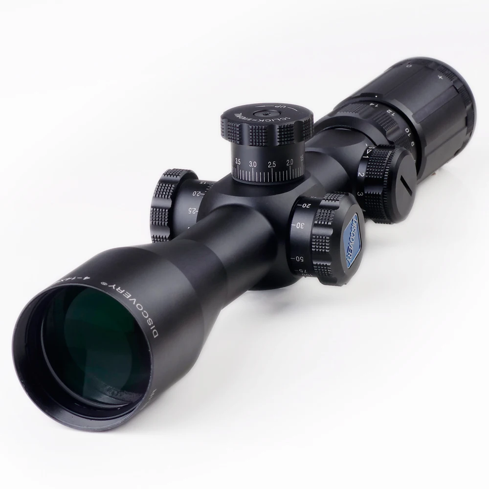 Тактический прицел для винтовки Discovery FFP с двумя мил трубка 30 мм боковая
