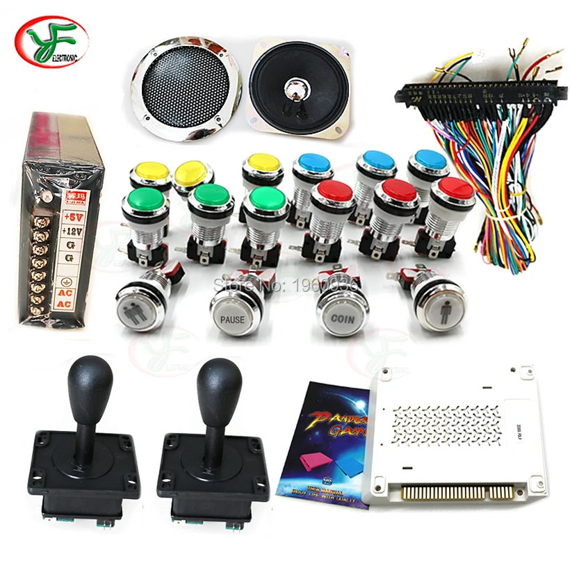 Jamma аркадная игра diy kit 3D игры 2075 в 1 игровая доска HAPP стиль джойстик 33 мм