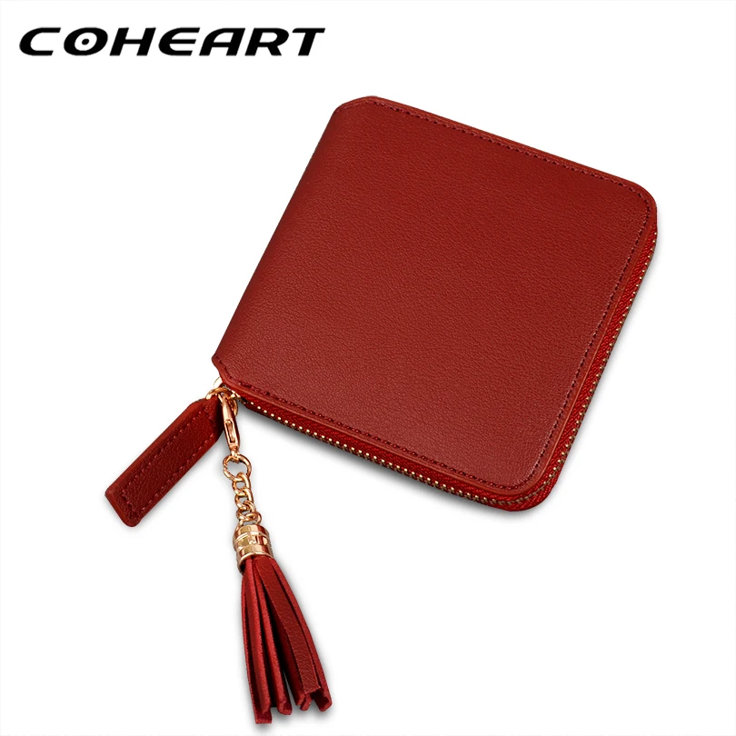 COHEART Модный женский кошелек элегантный с подвеской кисточкой Женский для карт