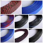 Сетка для кабеля, 6 м, 18 мм, 3 провода, шифрование ПЭТ, змеиная кожа, защита проводов, нейлоновый амортизатор для наборов кабелей