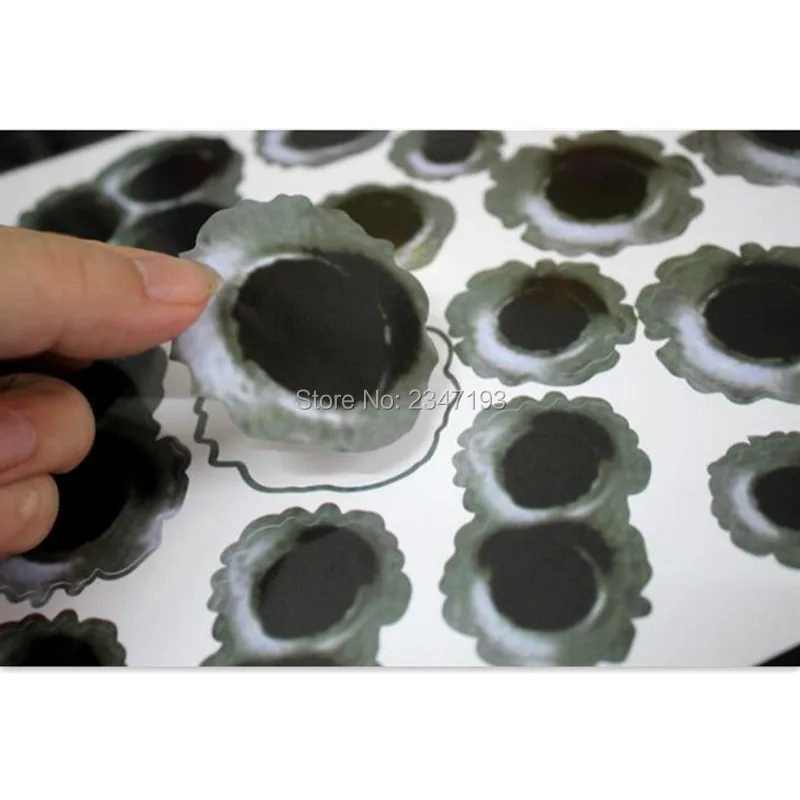 Автомобильные пулевые отверстия стикеры декоративные для тела vw tiguan 2017 touareg ford c