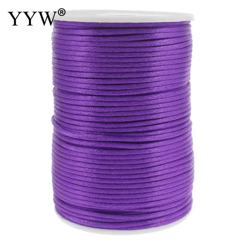 100 м 2 мм нейлоновый шнур нить китайский узел макраме пластиковая веревка ремешок