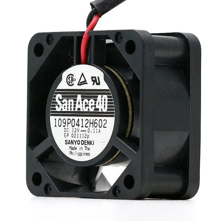 Оригинал для Sanyo 109P0412H602 4020 40*40*20 мм DC 12V 4 см 0.11A сервер инвертор Вентилятор