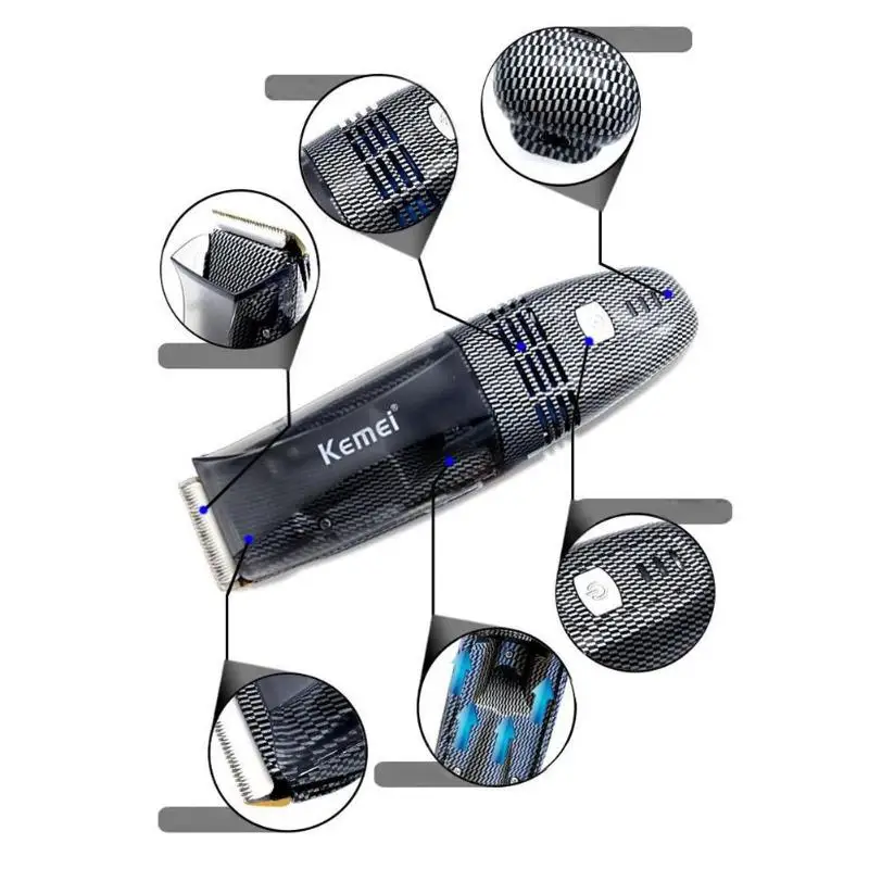 Kemei KM 77 перезаряжаемая машинка для стрижки волос профессиональная Мужская