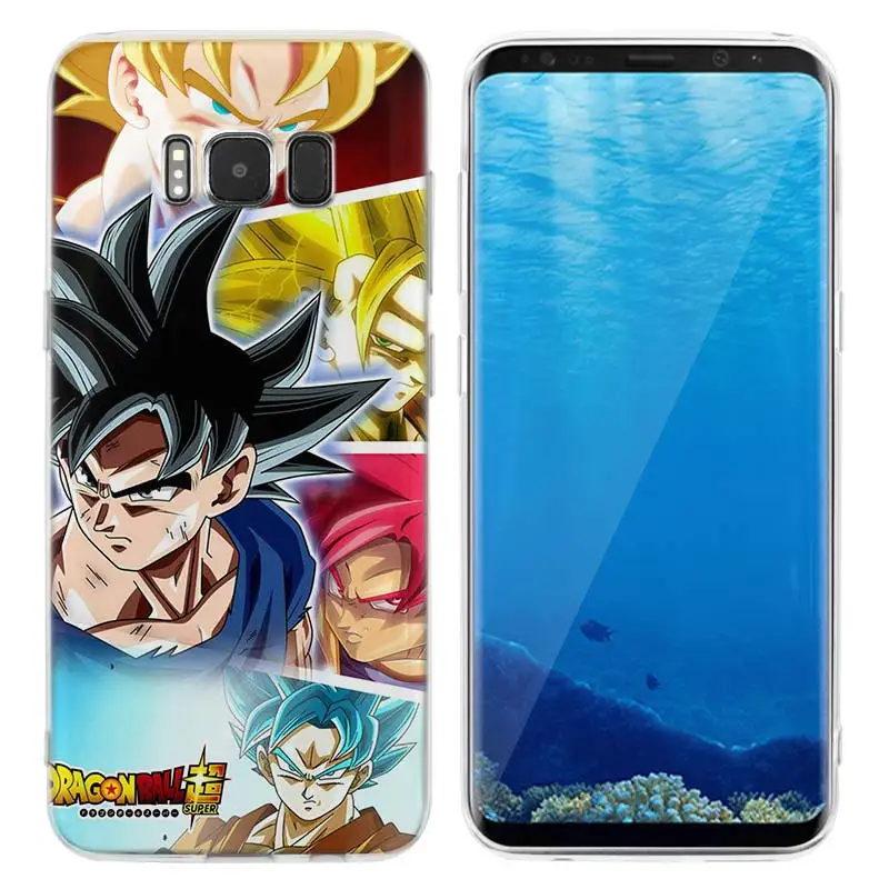 008 Чехол для samsung Galaxy S9 S8 плюс S9Plus S8Plus S9+ S8+ S7 S6 край Драконий жемчуг супер z Забавный мобильный телефон основа Coque S7Edg - Цвет: 008