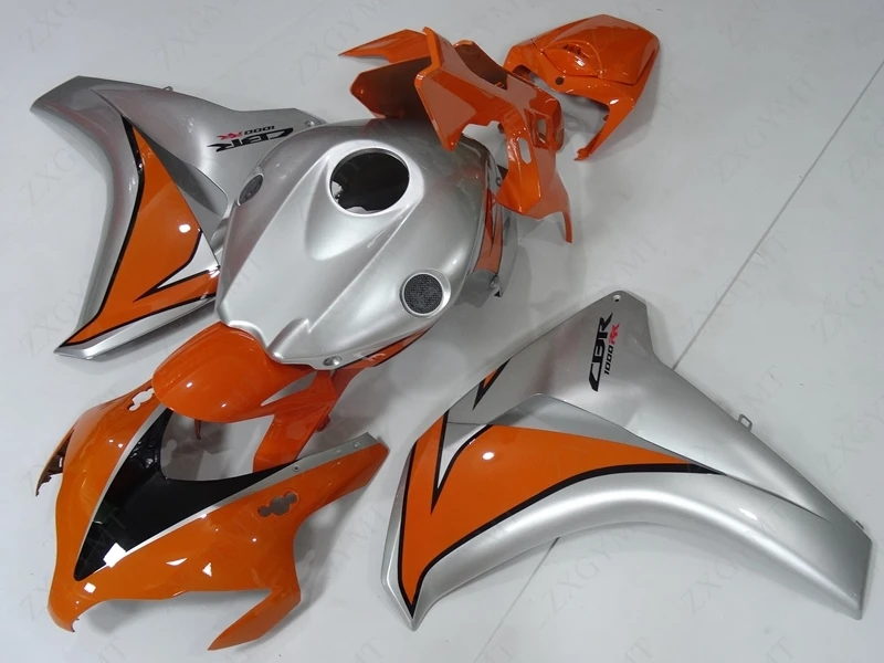 Пластиковые обтекатели CBR1000 RR 2008 - 2011 оранжевые серебряные 2010 | Автомобили и