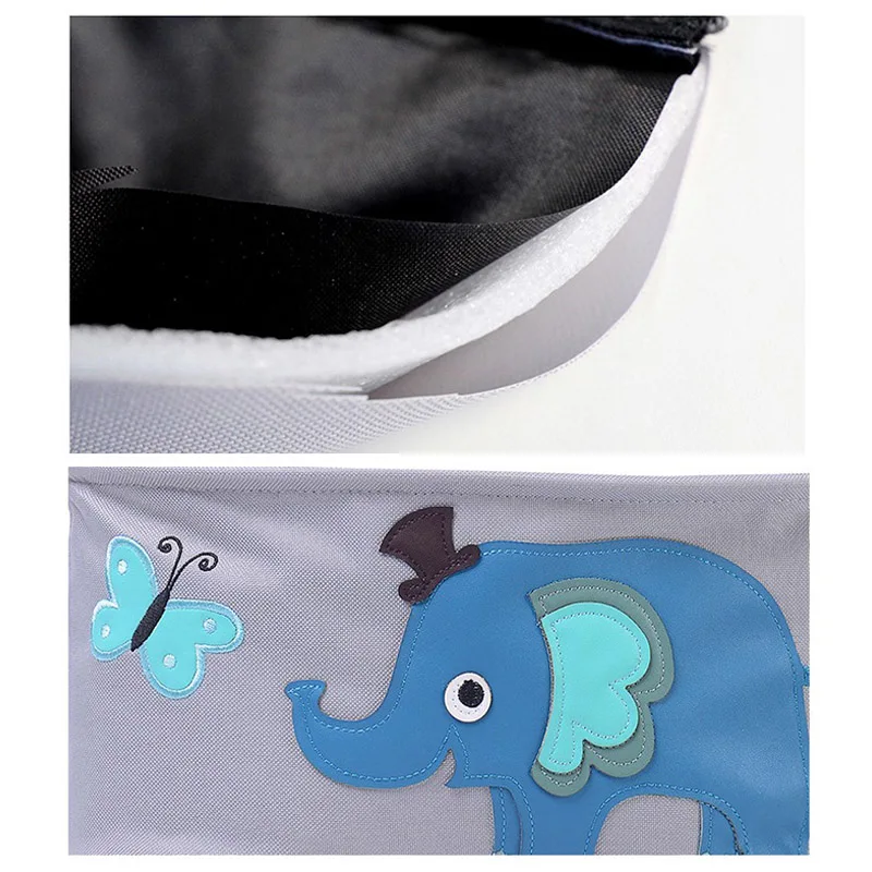 

Waterproof Baby Stroller Organizer Bag Cart Hanging Storage Bag Stroller Accessories Elephant Diaper Bag Organizer