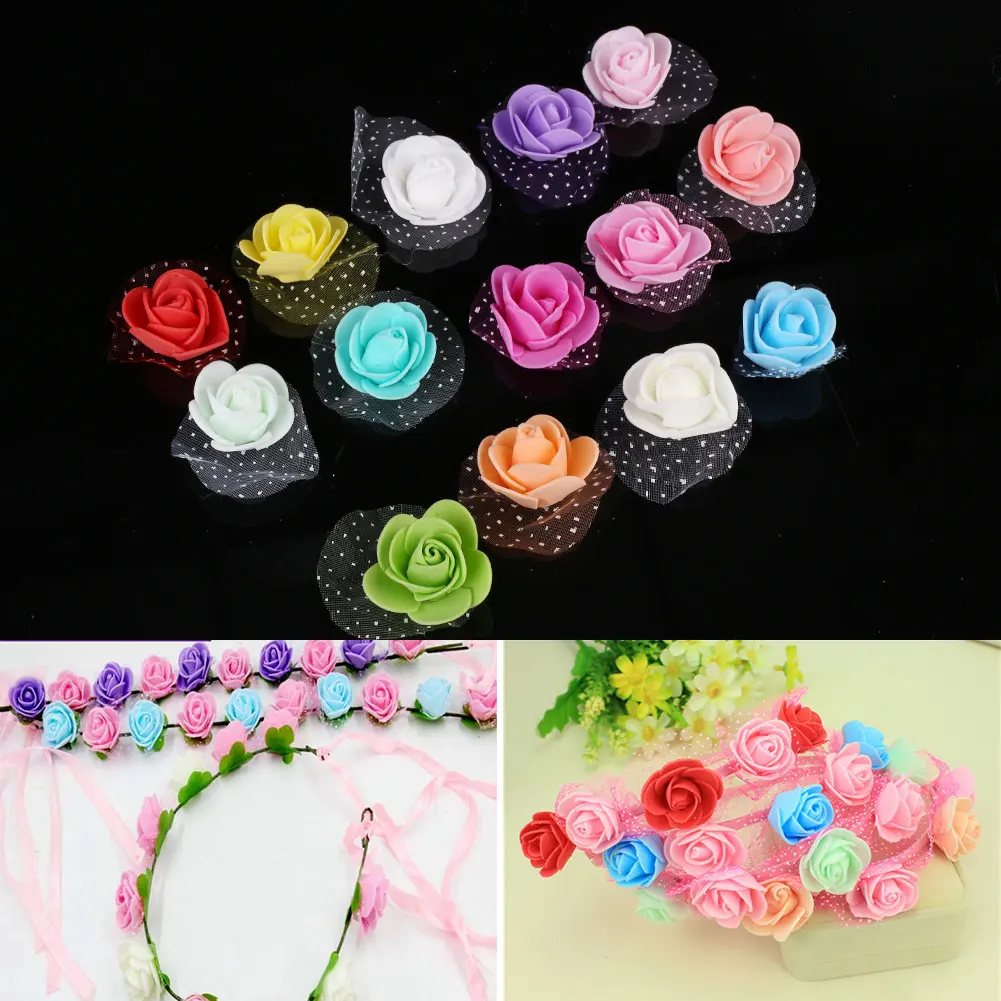 Имитация искусственного цветка Свадебная Роза 14 цветов поддельные декоративные