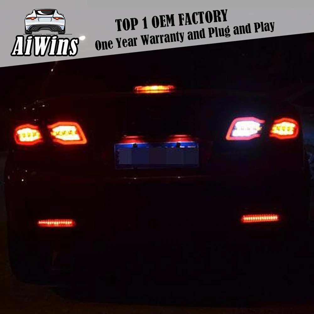 Aiwins для Mazda 6 задние фонари 2004 2013 Mazda6 классический светодио дный задний фонарь DRL +