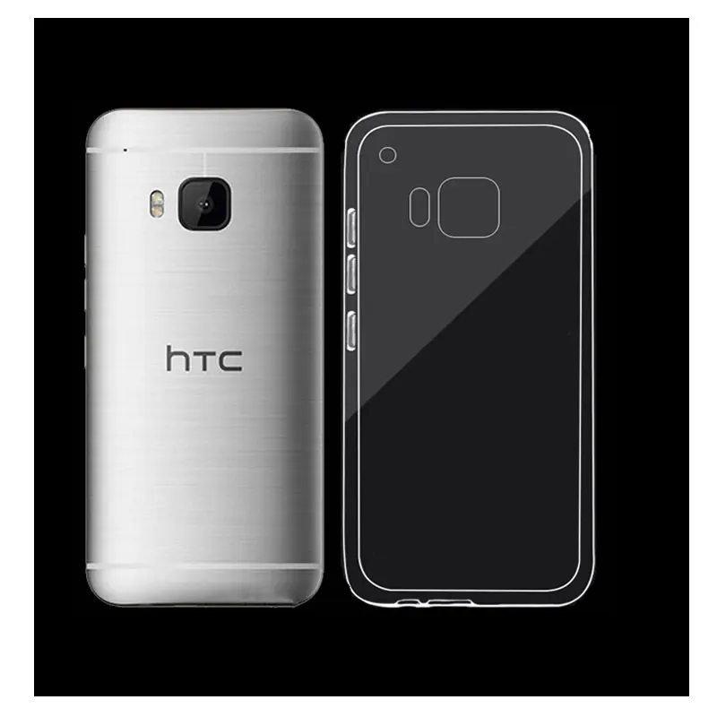 100 шт./лот ТПУ чехол Мягкий силиконовый 5.0 &quotдюймов для HTC Один M8 ясно Цвет|silicone