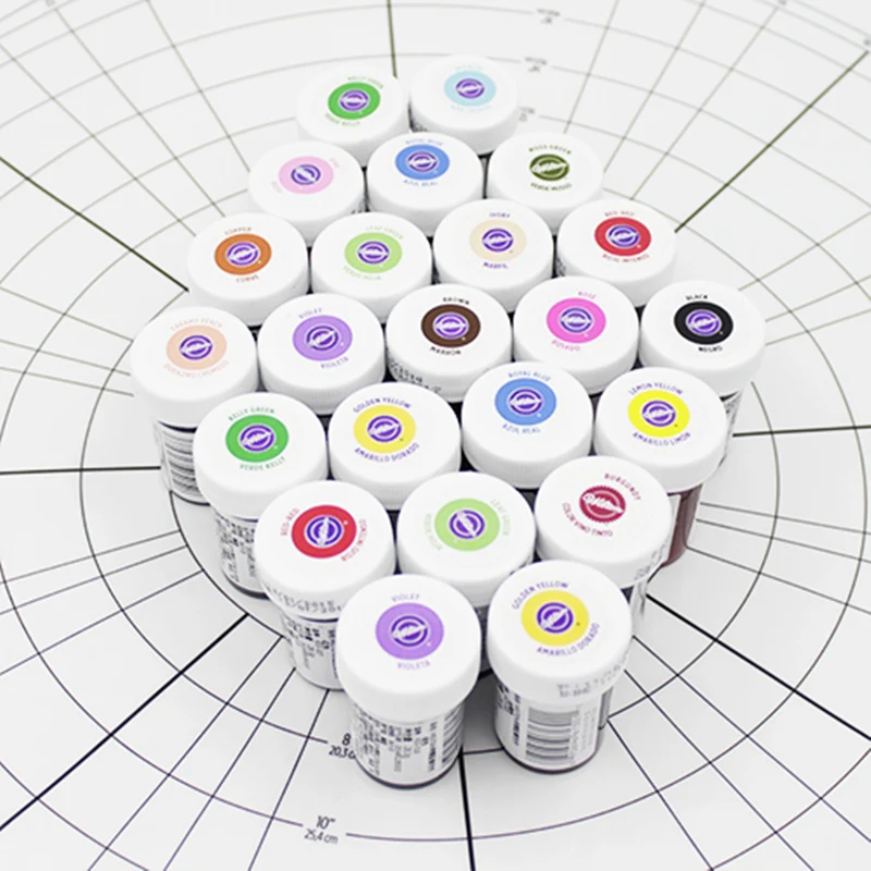 

1 pc America Wilton Double sugar cake pigment color paste food baking wilton 21 color pigment 28.3g
