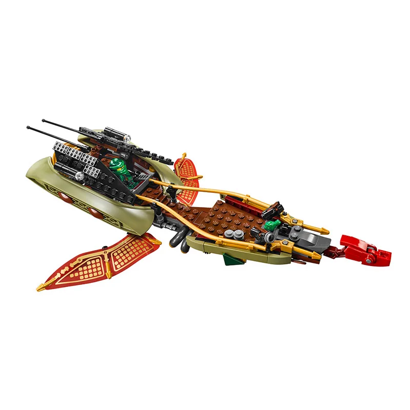 Совместимо с lego Ninjagoes 70623 06045 360 шт. блоки Ninjago фигурка игрушки для теней детей