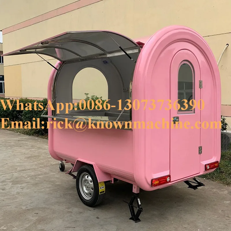 KN 220B открытый прицеп для еды Мобильная Кухня высокое качество буксируемая