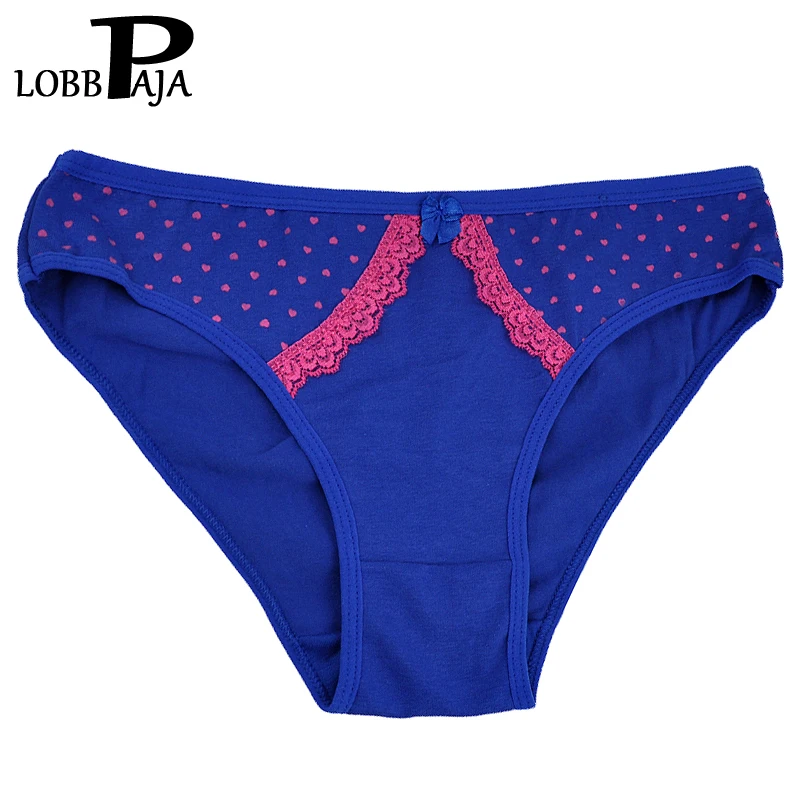 5 шт./партия женские хлопковые трусы в горошек | Женская одежда