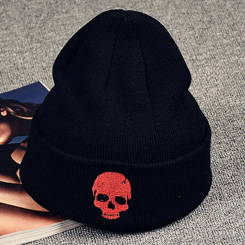 Новые шапочки вязаные Кепки Зимняя обувь для пары s Skullies зимние головные уборы