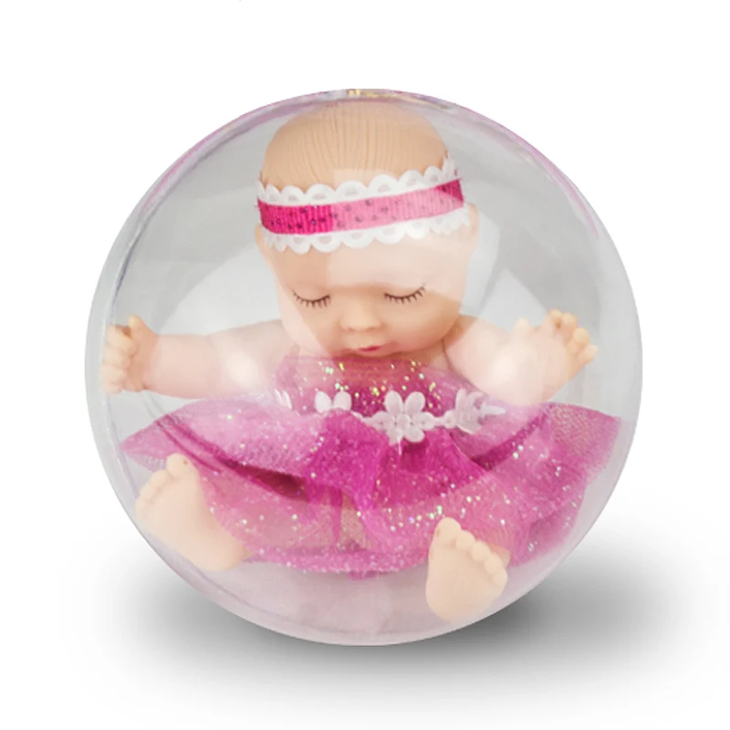 1PCS HH Спящий ребенок реборн Bebe кукла мяч защитная оболочка прекрасный ручной работы реалистичные детские куклы для девочек и мальчиков силиконовая принцесса игрушка для детей - Цвет: 1PCS HH