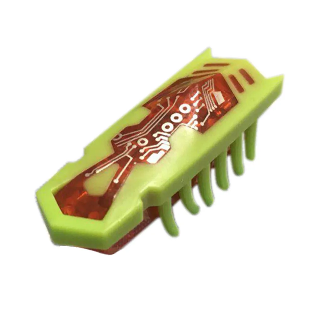 Green Пластиковая мини забавная электрическая игрушка для кошек, робот-шестигранник, Каттен, шестигранный жук, электронные игрушки для домашних животных, котенок, интерактивные игрушки для кошек - Цвет: Green