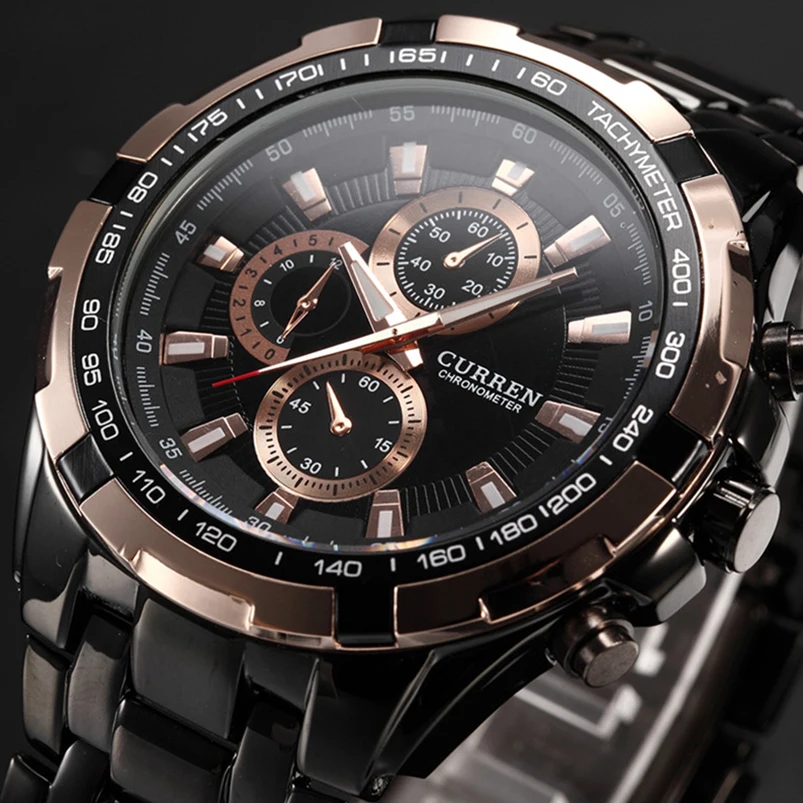 Curren военные спортивные мужские часы Лидирующий бренд Роскошные кварцевые из