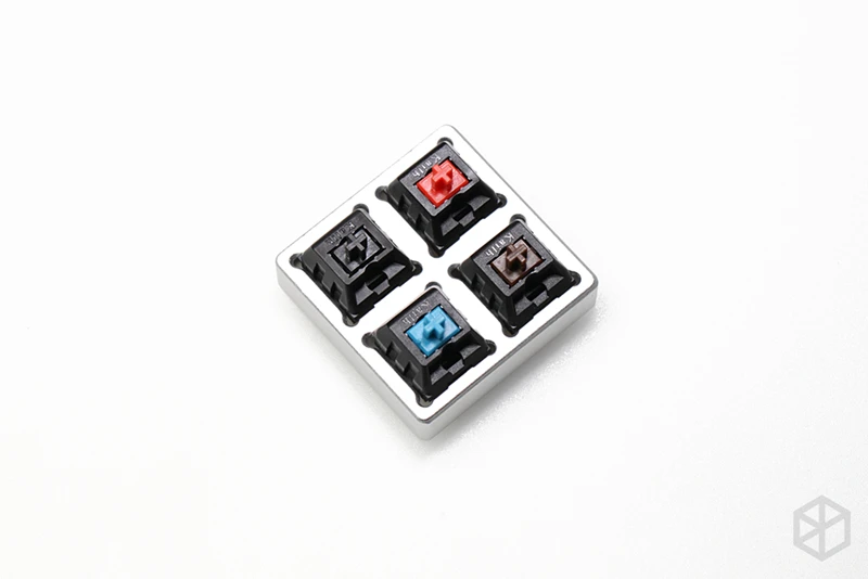 MT Kailh 4 Switch Тестер переключателей с алюминиевым основанием cherry kailh outemu ttc ysa greetech otm Красный Синий Коричневый Черный Зеленый Оранжевый rgb pro speed heavy - Цвет: MT Kailh 4 Switch
