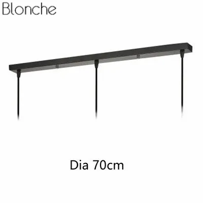 Rectangle 70cm Подвесной светильник из скандинавского стекла s Led Лофт подвесной светильник Современный E27 промышленный Декор Светильник для кухни спальни Домашний Светильник - Цвет корпуса: Rectangle 70cm