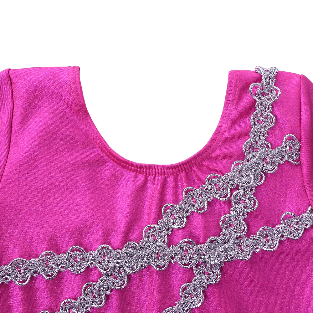 Женское танцевальное трико с длинным рукавом и принтом русалки|gymnastics leotard|athletic