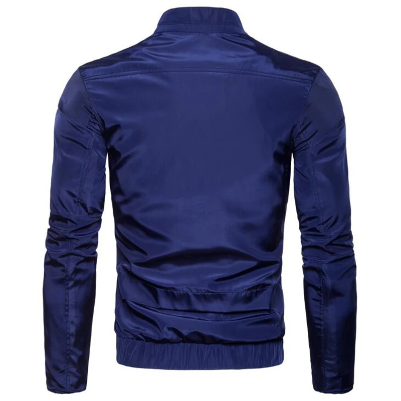 

New autumn slim waterproof men jacket fashion long sleeve casual jacket for men 3 colors stand collar male jacket